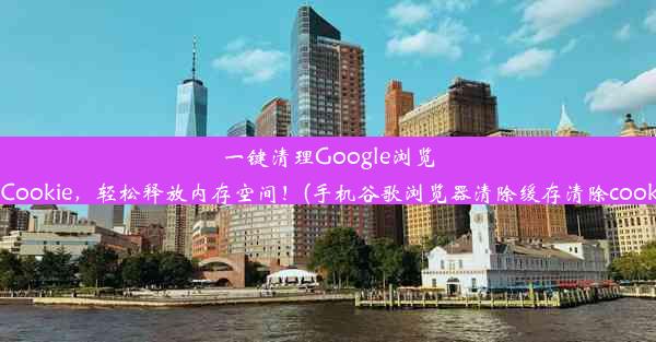 一键清理Google浏览器Cookie，轻松释放内存空间！(手机谷歌浏览器清除缓存清除cookie)