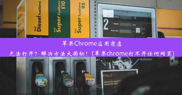 苹果Chrome应用商店无法打开？解决方法大揭秘！(苹果chrome打不开任何网页)