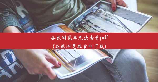 谷歌浏览器无法查看pdf(谷歌浏览器官网下载)