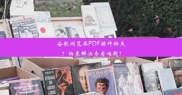 谷歌浏览器PDF插件缺失？快来解决查看难题！