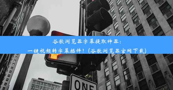 谷歌浏览器字幕提取神器：一键视频转字幕插件！(谷歌浏览器官网下载)