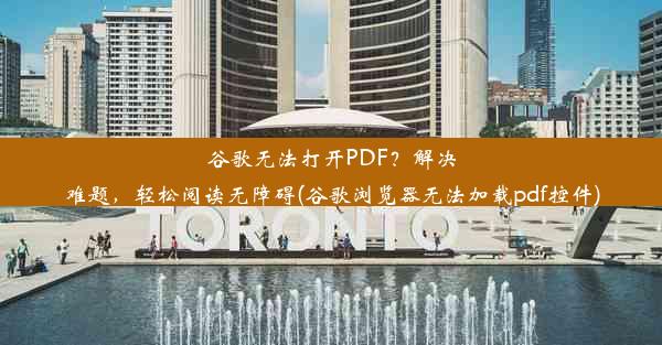 谷歌无法打开PDF？解决难题，轻松阅读无障碍(谷歌浏览器无法加载pdf控件)