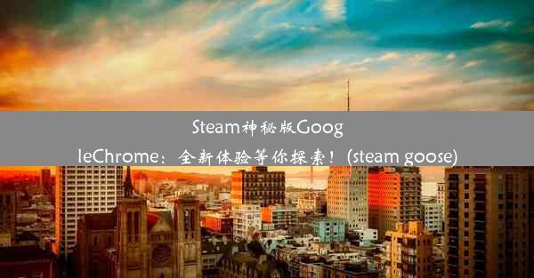 Steam神秘版GoogleChrome：全新体验等你探索！(steam goose)