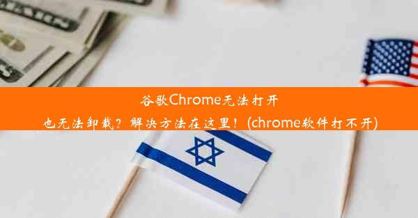 谷歌Chrome无法打开也无法卸载？解决方法在这里！(chrome软件打不开)