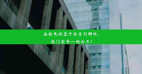 谷歌电视盒子全系列解析，热门型号一网打尽！