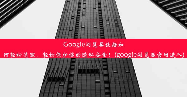 Google浏览器数据如何轻松清理，轻松保护你的隐私安全！(google浏览器官网进入)