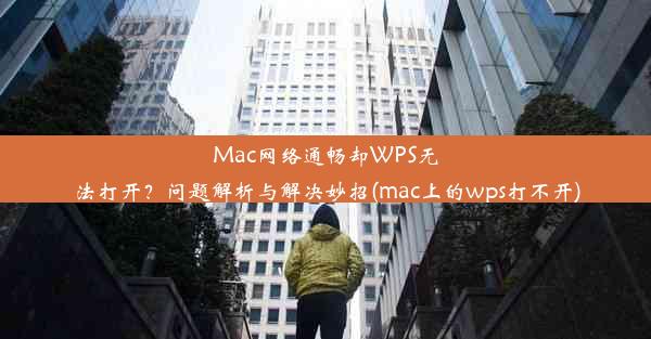 Mac网络通畅却WPS无法打开？问题解析与解决妙招(mac上的wps打不开)