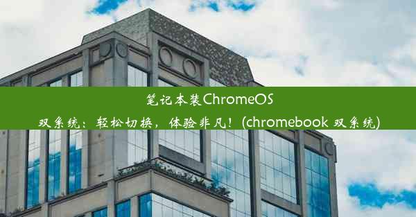 笔记本装ChromeOS双系统：轻松切换，体验非凡！(chromebook 双系统)