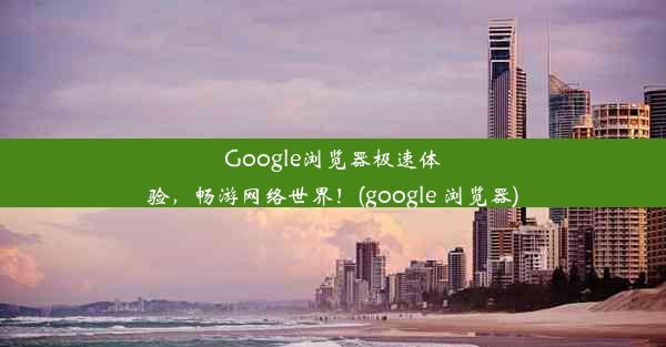 Google浏览器极速体验，畅游网络世界！(google 浏览器)