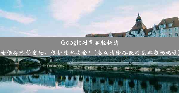 Google浏览器轻松清除保存账号密码，保护隐私安全！(怎么清除谷歌浏览器密码记录)