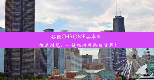 谷歌CHROME安卓版：快速浏览，一键畅游网络新世界！