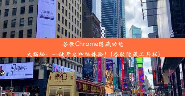 谷歌Chrome隐藏功能大揭秘：一键开启神秘体验！(谷歌隐藏工具栏)